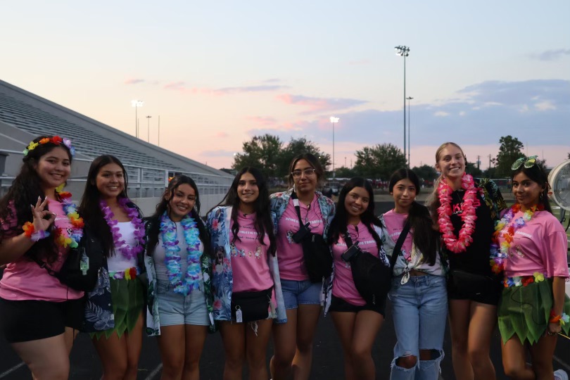 students at themed game