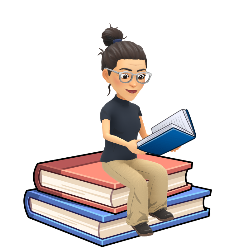 Bitmoji Picture of the Librarian